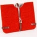 Harris Tweed Leather Orange City iPad Sleeve Cover