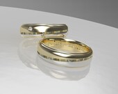 Black and White - Gent's platinum and gold diamond band