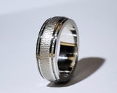 Rough Diamond Wedding Band for Men