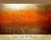 Huge modern abstract painting custom original art palette knife contemporary art leearte - Carol Lee Art Studio