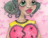 A Stitch in Time - Art PRINT