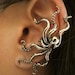 Bronze Octopus Ear Cuff
