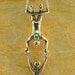 Silver Trapeze Charm Pendant
