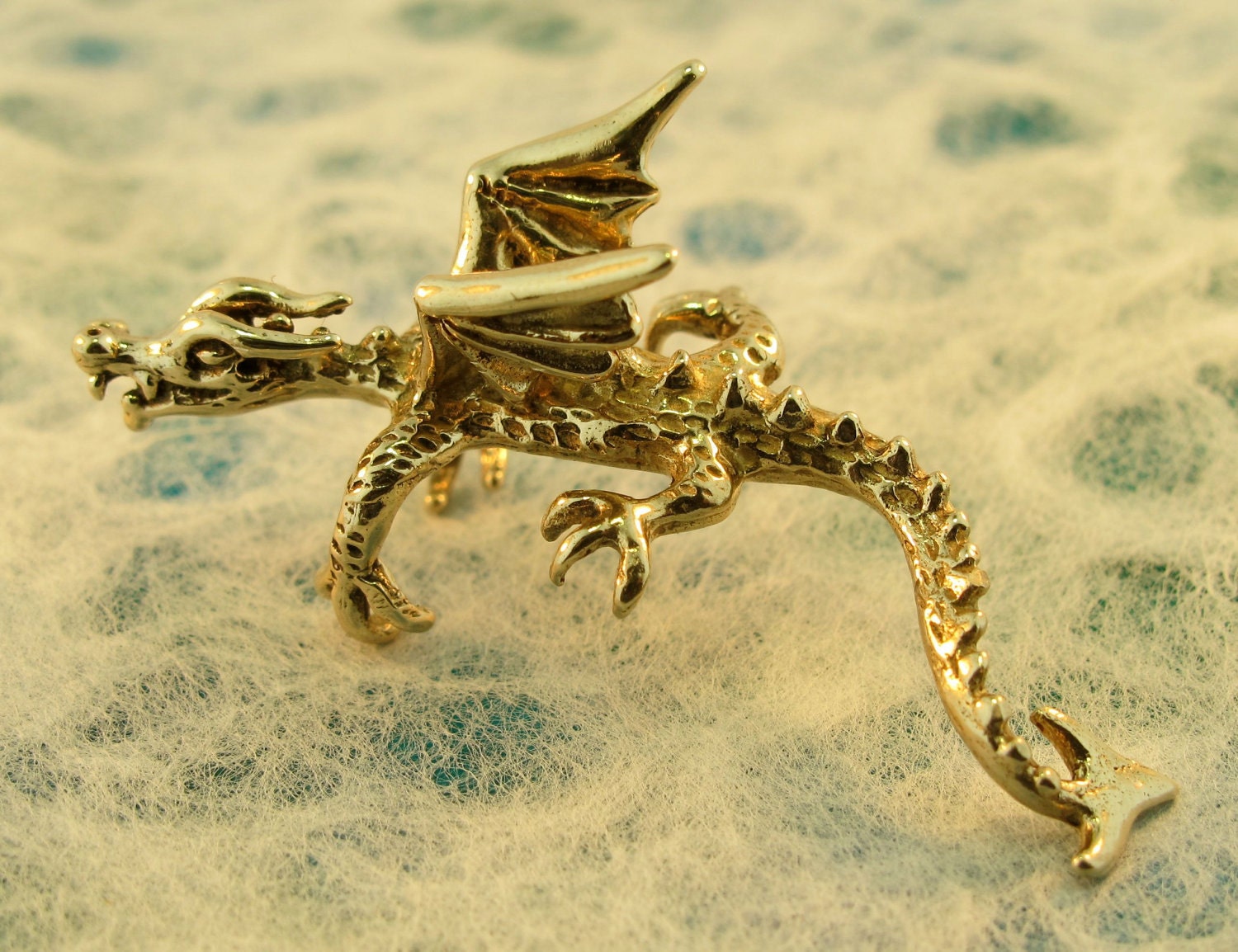 Bronze Dragon Climber Ear Cuff