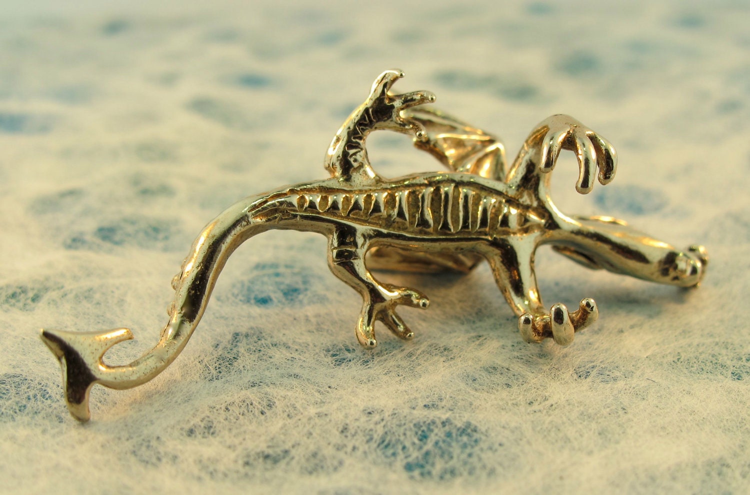 Bronze Dragon Climber Ear Cuff