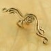 Bronze French Twist Ear Cuff