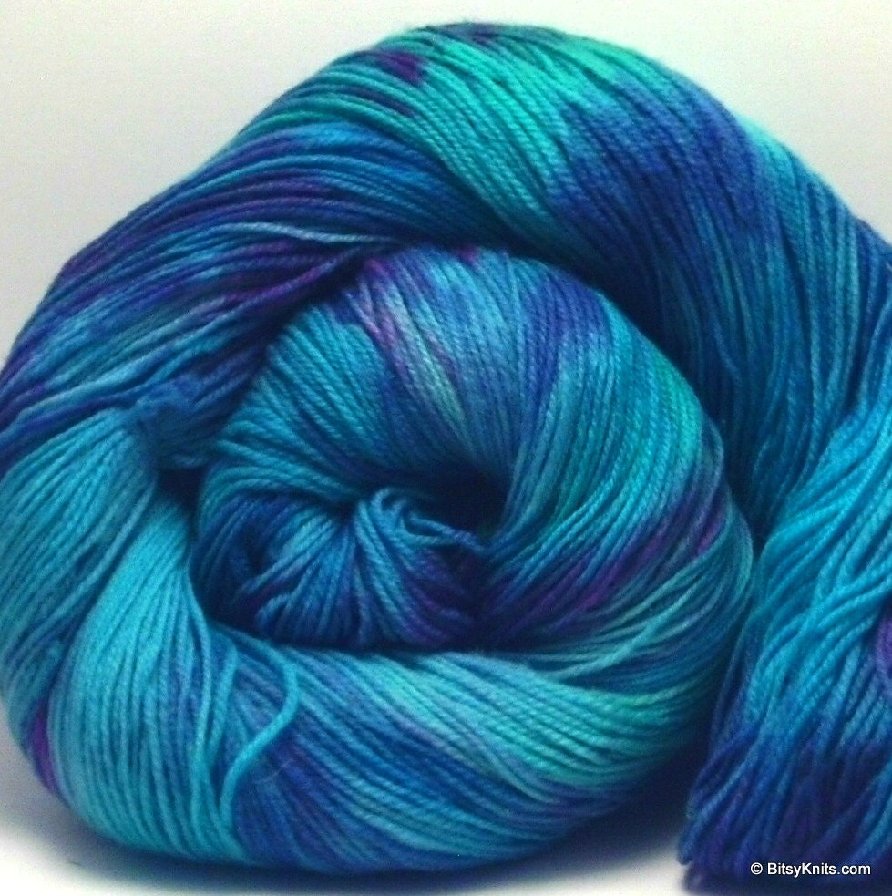 Merino sock yarn - NEW Artisan Sock 3 ply in Rio colorway