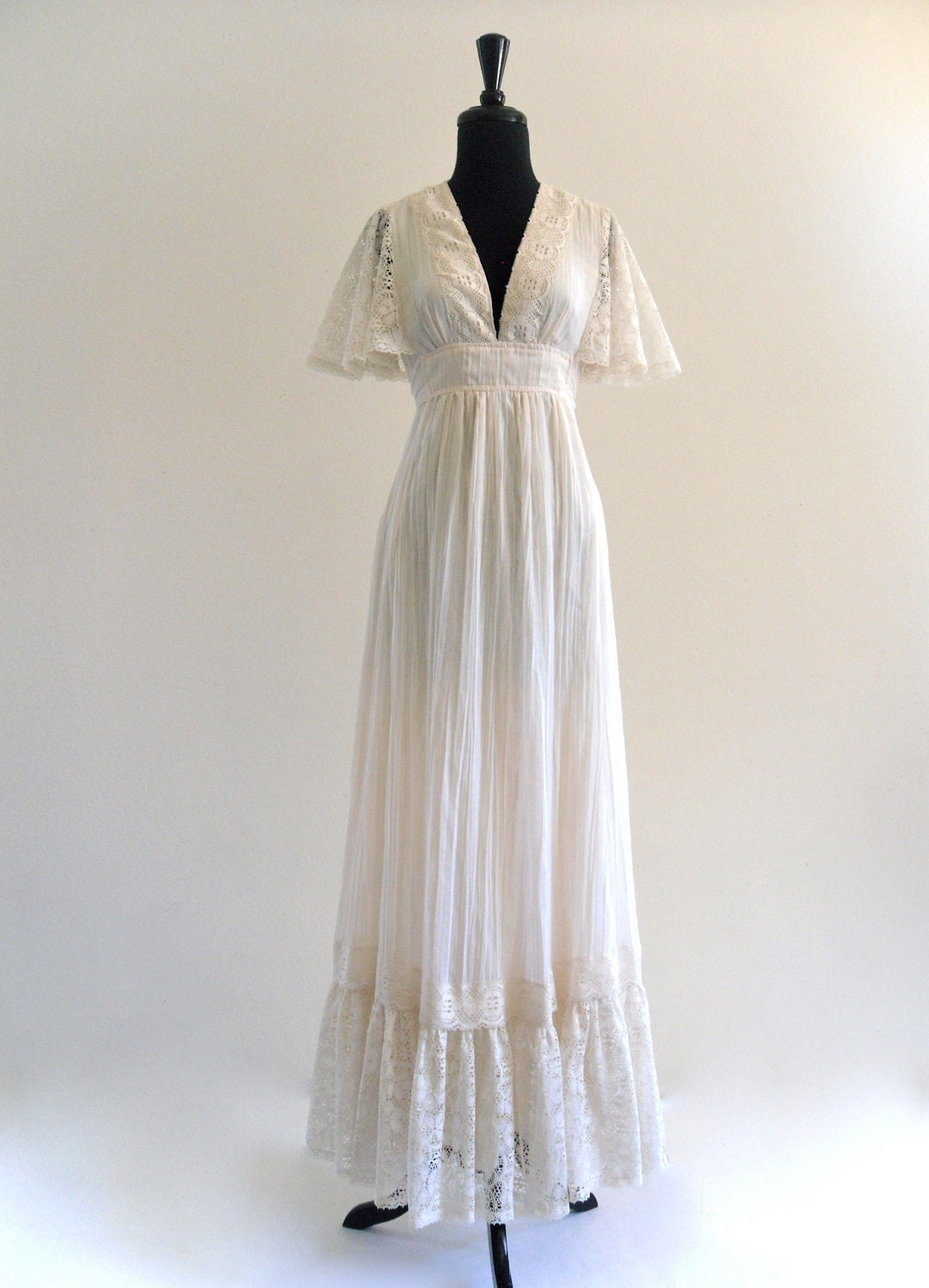 cotton gauze wedding dresses