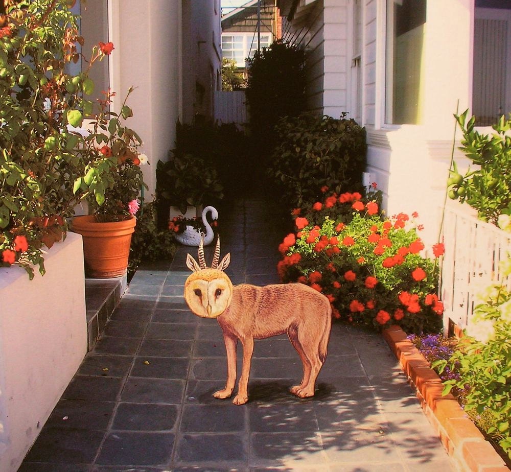 Animal Art, Print on 4x4 Wood Block