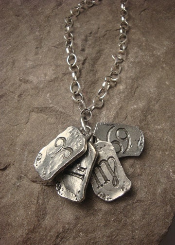 Custom Astrology Necklace - 4 charms