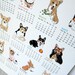 Corgi Calendar Print - Eco-Friendly 8x10 Size