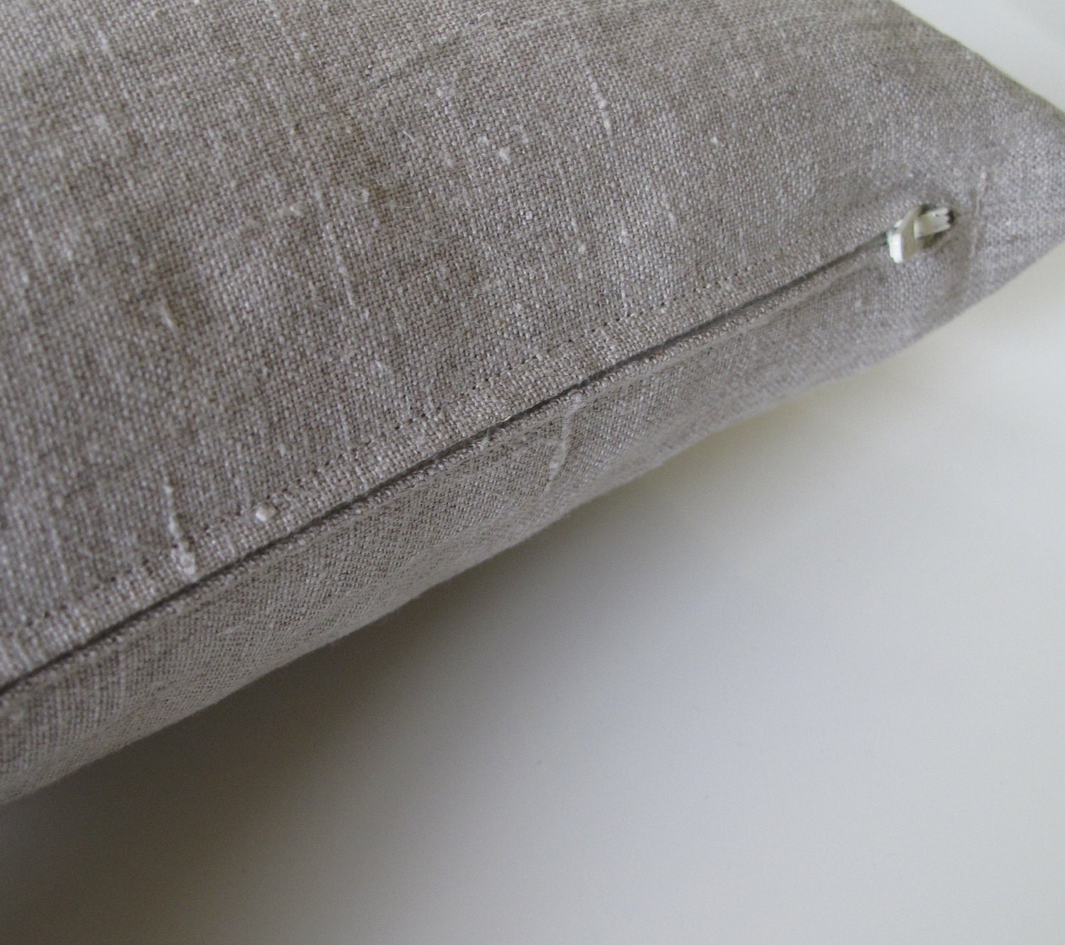 Pillow Cover - Cushion Cover- Peacock Blue Whale on Natural Linen - 12 x 12 inches