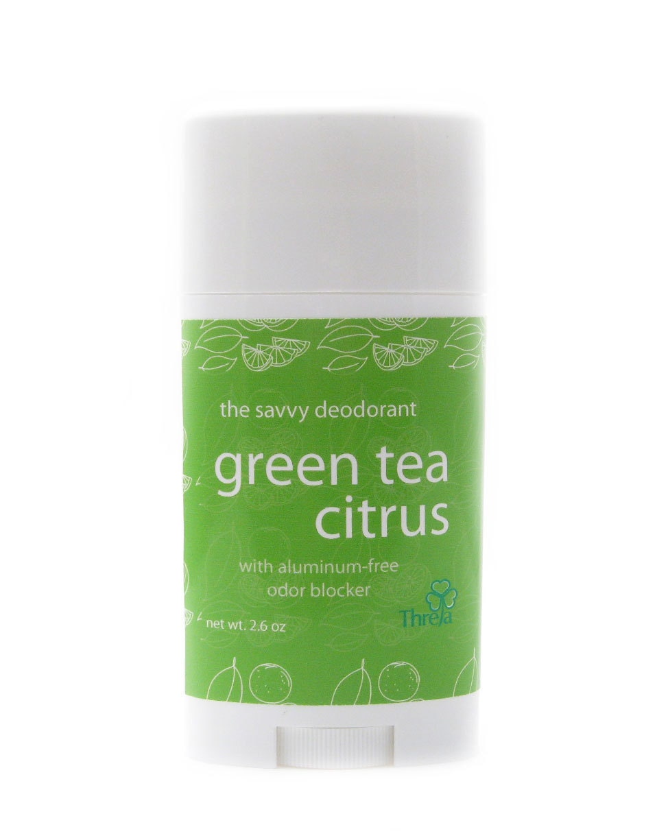 Green Tea Citrus Deodorant - Large Tube
