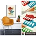 Cathrinholm poster print  Mid Century Modern kitchen art retro vintage home - Vintage Home Cathrineholm 1 - Large 50 x 70cm