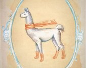 Llama Socks Print