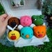 Custom for Jane Set of Needle Felted First Baby Sounds with rattles  Made to Order