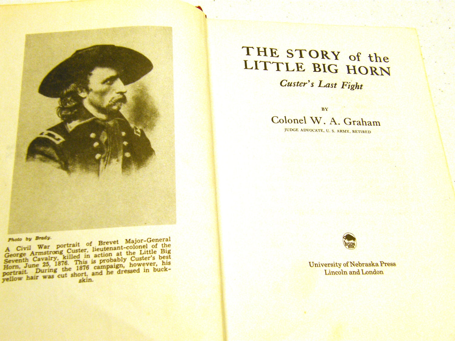 The Story of Little Big Horn - Vintage