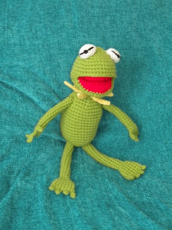 Kermit The Frog Crocheted Doll By Siemprejosefina On Etsy 3569
