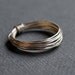 Ring. Modern Contemporary Simple Sleek Elegant Design. Sterling Silver Jewelry. Handmade by Epheriell on Etsy. Circe.