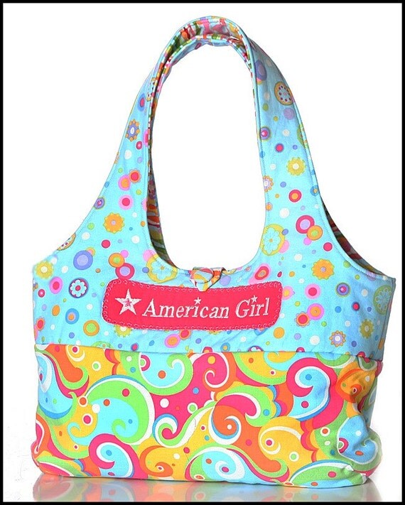American Girl Tote Bag Purse keywestkids by KeyWestKids on Etsy