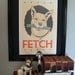 Fetch, Handprinted Letterpress Poster