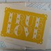 True Love - Handprinted Letterpress Poster