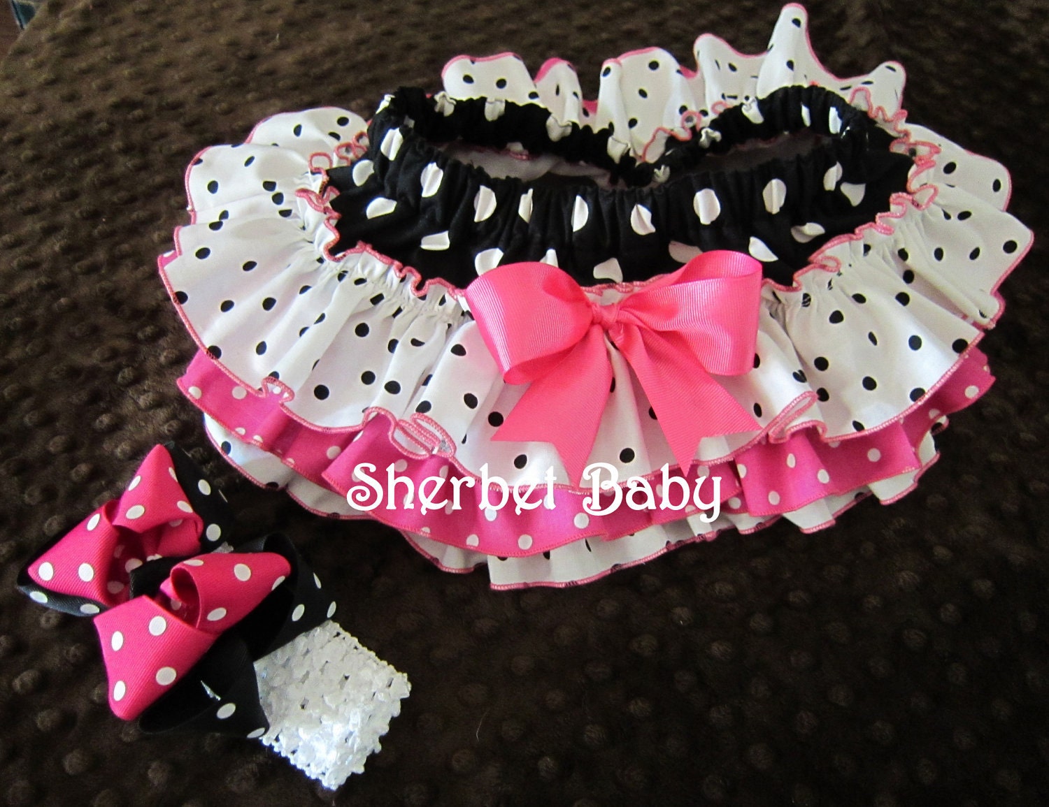 Original All Around Ruffle Sassy Pants Diaper Cover Panty Skirt Fabric Tutu This is Over the Top Cute Disney Minnie