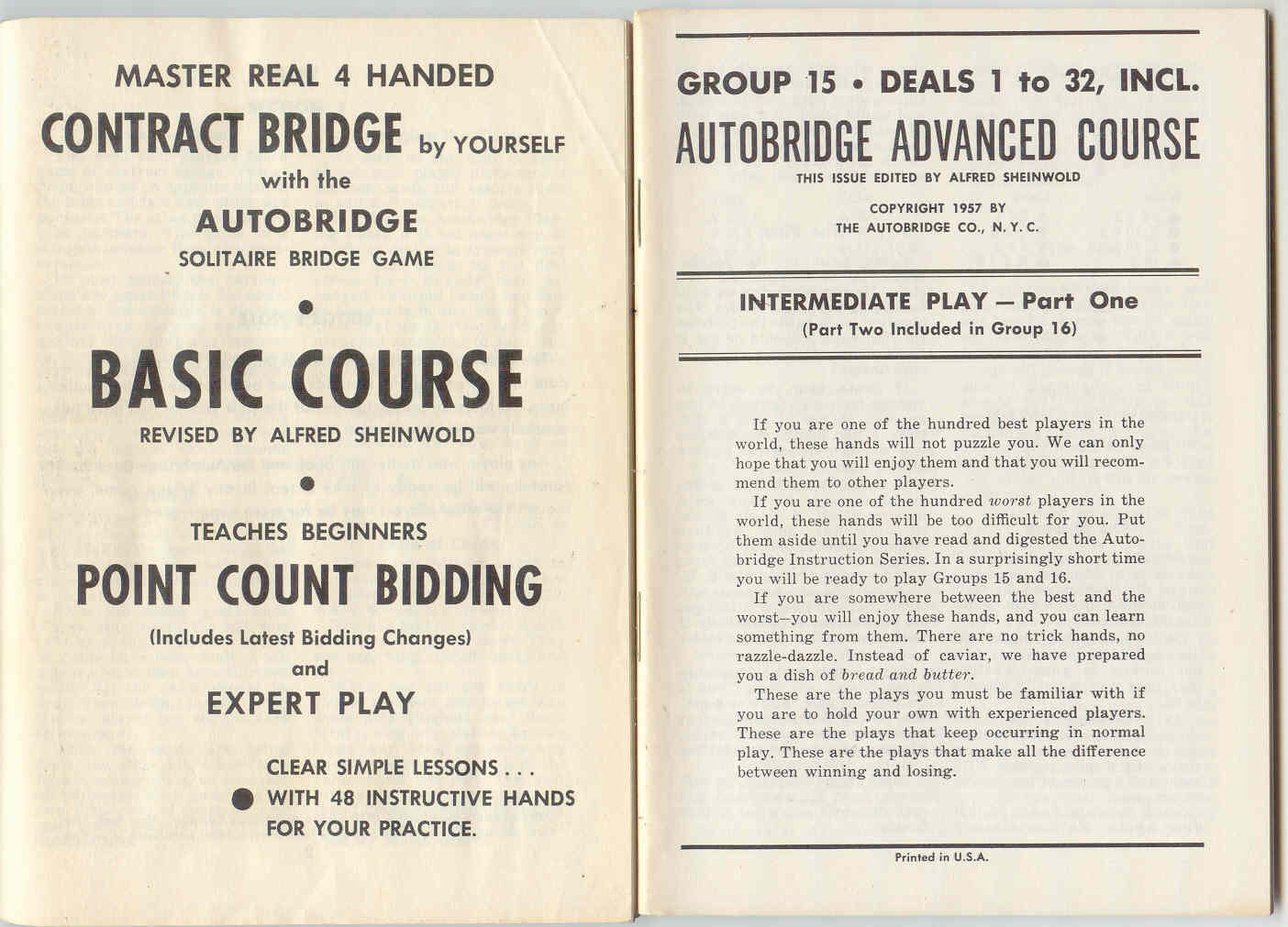 1959 AutoBridge Handheld Vintage Bridge Game Take It In The Car Or On The Plane