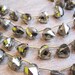 Top Quality Pyrite Faceted 3D Trillion Triangle or Pyramid Cut