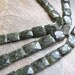 Olive green Vesuvianite Faceted Pillow Shape Full Strand
