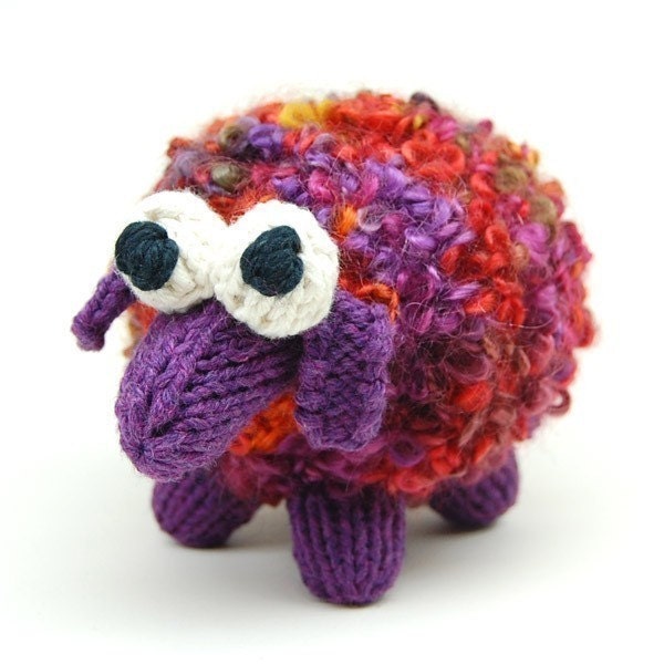 FLAT KNIT Sheepish Lamb Amigurumi Plush Toy Knitting Pattern PDF Download