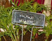 Fairies Welcome Handstamped Metal Garden Stake