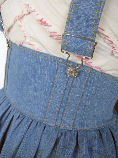 Denim Heart Pocket Overalls Jumper - CUSTOM - Your Size