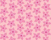 Clearance Breeze Fabric Little Pink Flowers on Pink by Wendy Slotboom
