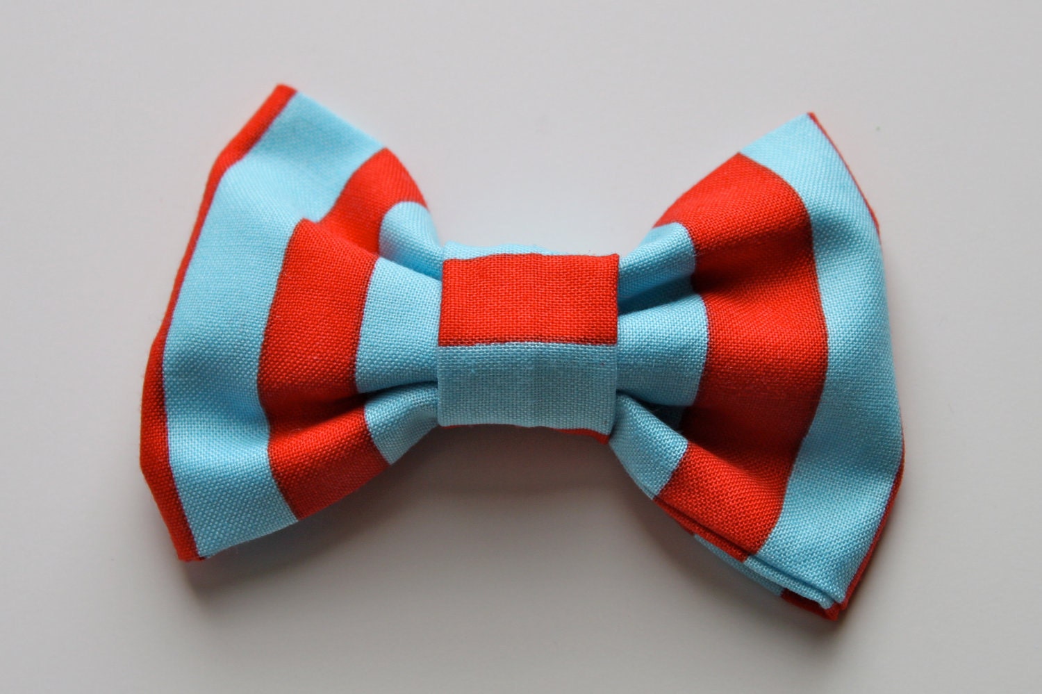 The Sampson . Clip On Bow Tie . Circus Stripe . Size 4y-Teen