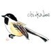 Chickadee Bird Illustration 5x7 print of original watercolor