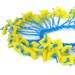 yellow bib necklace, felt fringe necklace, turquoise, teal, bright jewelry, spring sunshine, winter fashion, felt choker,