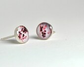 CANDY. Petite PHOTO post earrings. Sterling Silver.