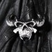 Danzig demon skull pin (white finish)