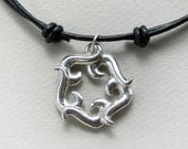 Crashing Waves Pendant in sterling silver