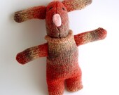 Sky - Natural Plush Bunny Toy - Baby safe - Waldorf inspired -  Valentine's Day, Easter Basket