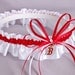 Spring Sale - Boston Red Sox Wedding Garter Set
