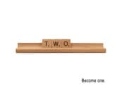 Scrabble Two - Become One - Greeting Card