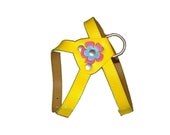 Cool Yellow Leather Dog Harness