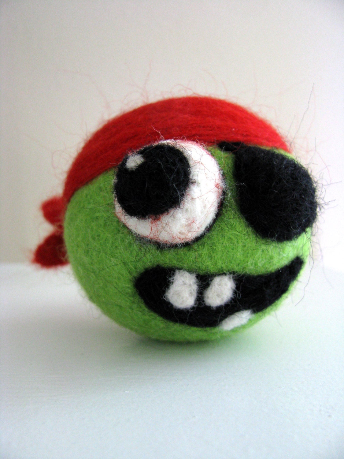 Needle Felted Pirate Zombie - Made to Order