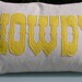 Say HOWDY to everyone - 16in (41cm) x 11in (28cm) lumbar pillow / cushion