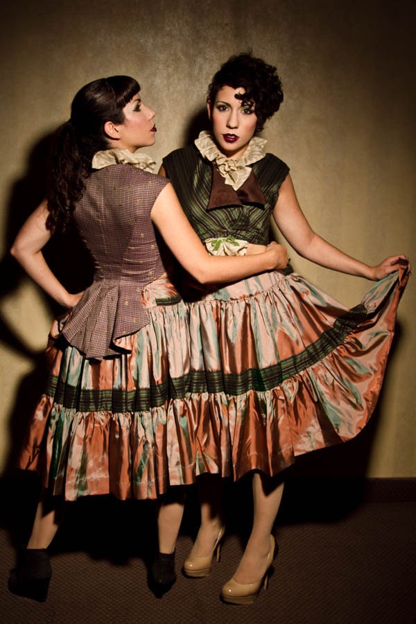 Custom Girl's Steampunk Spanish jacket with fishtail peplum