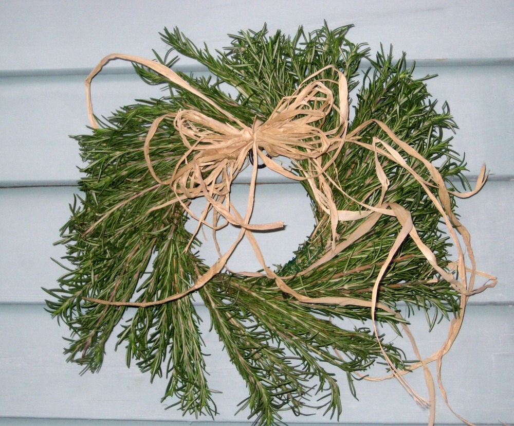 ROSEMARY WREATH organic / Fragrant Herbs / Kitchen Decor