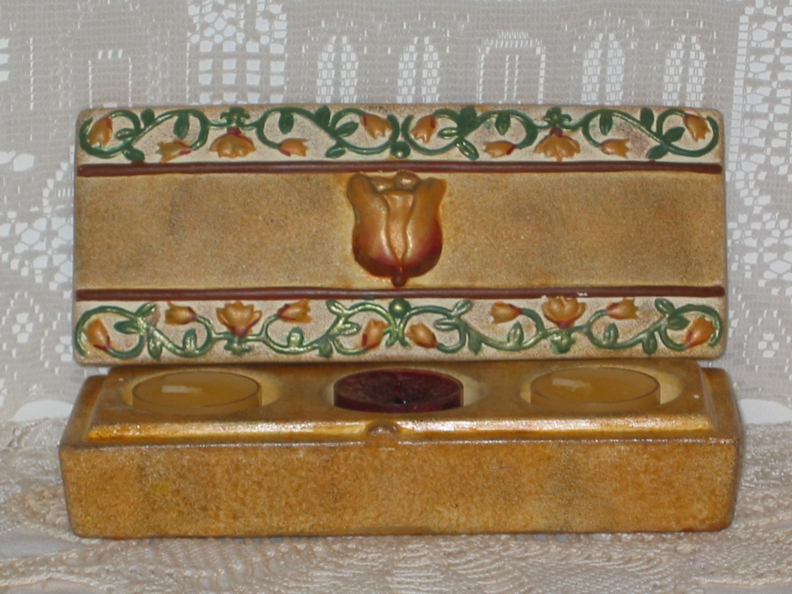 Stoneware Tea Light Holder