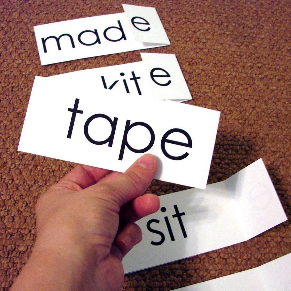 Silent E Lesson Cards - Perfect for Beginning Readers